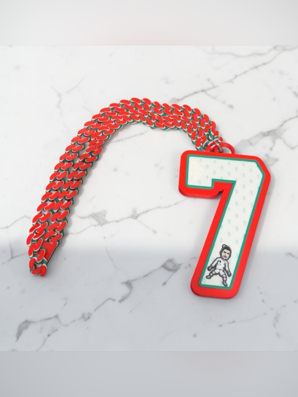 Portugal #7 Ronaldo hype chain necklace | World Cup fan gear | Memorabilia